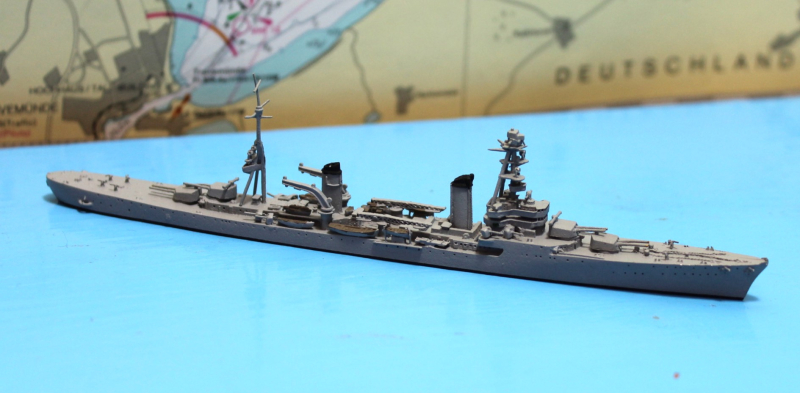 Cruiser "Colbert" damaged (1 p.) F 1939 Neptun N 1433
